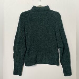 Express Dark Green Turtleneck Sweater xxs